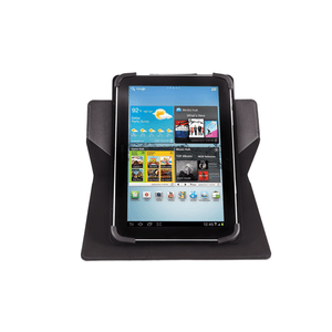 FUNDA TABLET UNIVERSAL 9"-10.1" ROTATORY 360º NEGRA SILVER HT