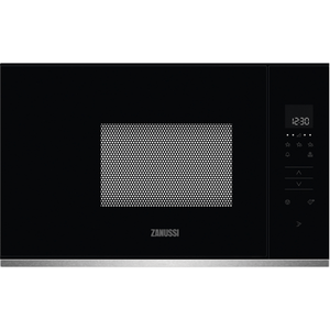 HORNO MICROONDAS INTEGRABLE ZANUSSI ZMBN2SX 17 LITROS SIN GRILL NEGRO