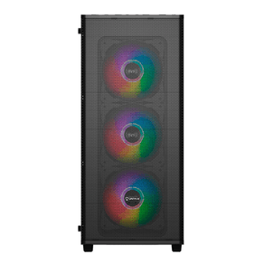 Caja UNYKA  Caja ATX Gaming Mir 100 RGB Negro, Transparente