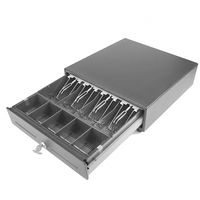 Miniatura 3 de CAJON PORTAMONEDAS MUSTEK CP-330, 330 X 335 MM, COLOR NEGRO.
