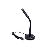 Miniatura 1 de MICROFONO SOBREMESA EQUIP LIFE ONMIDIRECCIONAL USB BRAZO FLEXIBLE BOTON MUTE