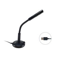 Miniatura 3 de MICROFONO SOBREMESA EQUIP LIFE ONMIDIRECCIONAL USB BRAZO FLEXIBLE BOTON MUTE