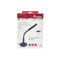 Miniatura 5 de MICROFONO SOBREMESA EQUIP LIFE ONMIDIRECCIONAL USB BRAZO FLEXIBLE BOTON MUTE
