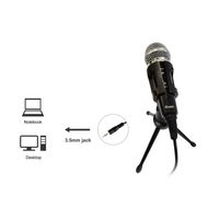 Miniatura 4 de MICROFONO SOBREMESA EQUIP LIFE ONMIDIRECCIONAL JACK 3.5"  CANCELACION RUIDO BOTON MUTE