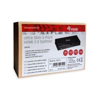 Miniatura 6 de SPLITTER HDMI 2.0 ULTRASLIM 2 PUERTOS EQUIP