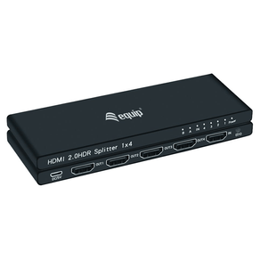 SPLITTER HDMI 2.0 ULTRASLIM 4 PUERTOS EQUIP