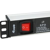 Miniatura 3 de REGLETA ALIMENTACION RACK 19" 1U 7 TOMAS CON INTERRUPTOR Y PROTECTOR SOBRETENSION