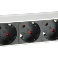 Miniatura 4 de REGLETA ALIMENTACION RACK 19" 1U 7 TOMAS CON INTERRUPTOR Y PROTECTOR SOBRETENSION