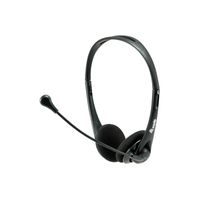 Miniatura 2 de HEADSET EQUIP LIFE CONEXION  JACK 3.5MM  MICROFONO FLEXIBLE CONTROL DE VOLUMEN Y MUTE COLOR NEGRO