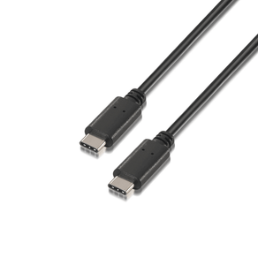 CABLE-AISENS-USB-2.0-USB-TIPO-C-MACHO-A-USB-TIPO-C-MACHO-3A-2M-NEGRO-A107-0057
