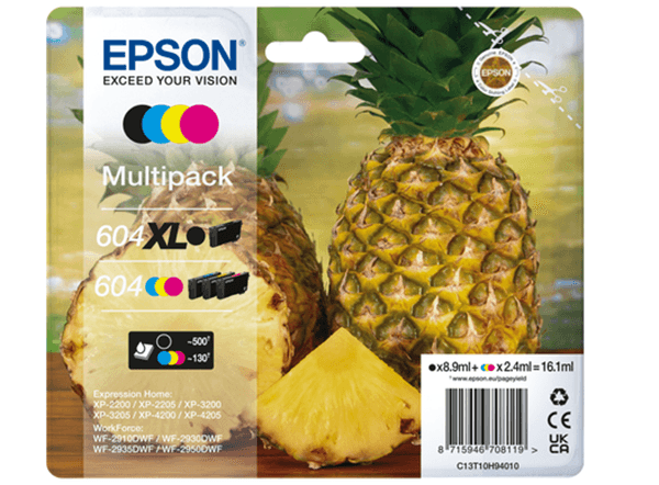 tinta epson 604xl 604 pack de 4