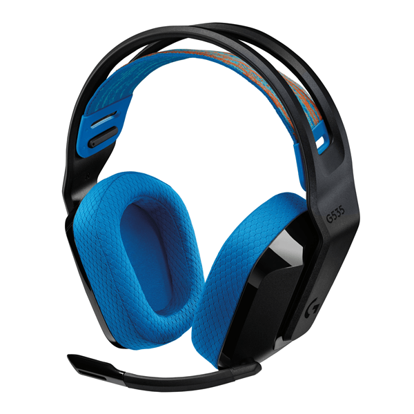 Auriculares gaming - Logitech G G535, Lightspeed, Bluetooth, 33h de uso, Micrófono volteable para silenciar, Ecualizador personalizable, Negro