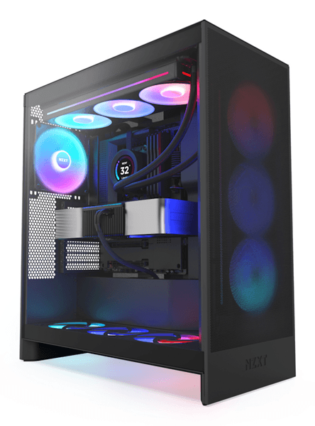 torre gaming nzxt h7 flow rgb (2024) | atx | negro