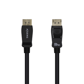Aisens-Cable-Displayport-Certificado-V1.4-8k-60hz-Macho-a-Macho-3m-Negro