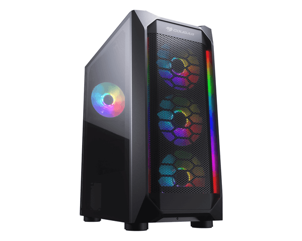 cougar  cgr-5vm6b-mesh-g-rgb rgb negro, transparente