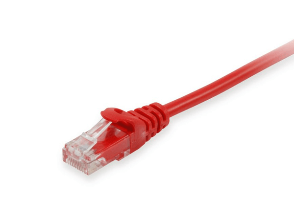 LATIGUILLO U/UTP CATEGORIA 6A LIBRE HALOGENOS LSOH 7.5M COLOR ROJO