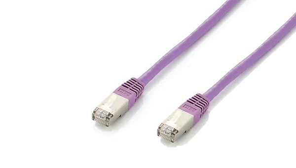 LATIGUILLO APANTALLADO S/FTP CATEGORIA 6A HF 2M COLOR PURPLE