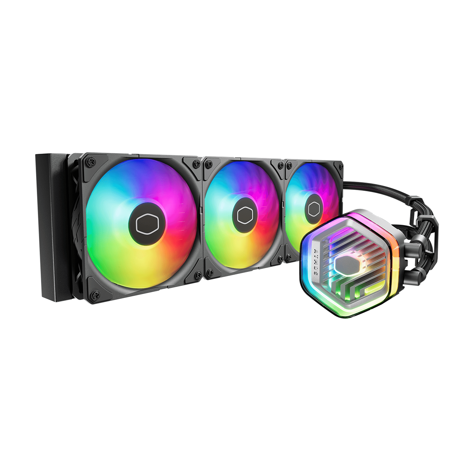 ventilador cpu cooler master refrigeracion liquida masterliquid 360 atmos argb (mlx-d36m-a25pz-r1)