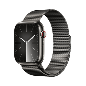 Apple-Watch-Series-9-GPS---Cellular-45mm-Graphite-Stainless-Steel-Case-with-Graphite-Milanese-Loop