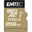 MEMORIA SD MICRO 256GB EMTEC SPEEDIN PRO 95MB/S SD + ADAPTER CLASS 10 UHS1 U3 SD ECMSD256GXC10SP