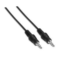 Miniatura 1 de CABLE AUDIO ESTEREO AISENS JACK 3.5 MACHO A JACK 3.5 MACHO 10M NEGRO A128-0144
