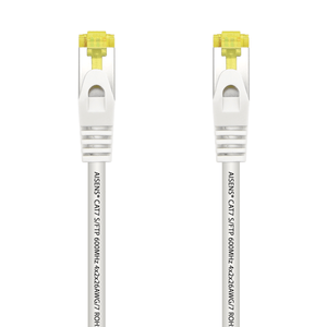 AISENS-Cable-De-Red-Latiguillo-RJ45-LSZH-Cat.7-600-MHz-S-FTP-PIMF-AWG26-Blanco-0.5-m