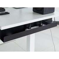 Miniatura 11 de ORGANIZADOR DE GESTION DE CABLES EQUIP 650863 COLOR NEGRO OCULTA CABLES Y REGLETAS DE ALIMENTACION