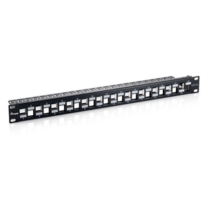 PATCH-PANEL-VACIO-CAT.6-A-24-PUERTOS-KEYSTONE-APANTALLADO