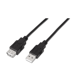 Aisens-Cable-Usb-2.0-Tipo-A-M-A-H-Negro-1.8M