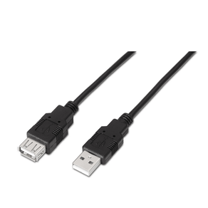 Aisens-Cable-Usb-2.0-Tipo-A-M-A-H-Negro-3M