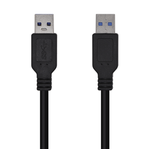 AISENS-Cable-USB-3.0-Tipo-A-M-A-M-Negro-1.0m