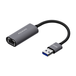 AISENS-Conversor-USB-3.0-A-Ethernet-Gigabit-10-100-1000-Mbps-Gris-15cm