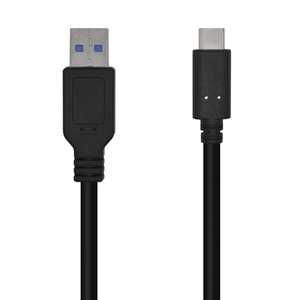 Aisens---Cable-Usb-3.1-Gen2-10Gbps-3A-Tipo-Usb-C-M-A-M-Negro-1.5M