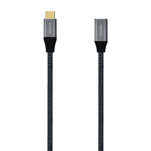 AISENS---CABLE-USB-3.2-GEN2x2-ALUMINIO-20GBPS-5A-100W-TIPO-USB-C-M-USB-C-H-GRIS-1M