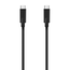 AISENS Cable USB 3.2 Gen2 10Gbps 4k@60Hz 5A 100W E-Marker, Tipo USB-C/M-USB-C/M, Negro, 3.0m