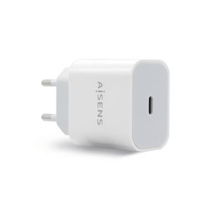 AISENS-Cargador-USB-C-P-3.0-1-Puerto-1x-USB-C-20-W-Blanco