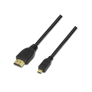 CABLE-AISENS-HDMI-MACHO-A-MICRO-HDMI-MACHO-0.8M-ALTA-VELOCIDAD-CON-ETHERNET-NEGRO-A119-0116