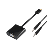 Miniatura 1 de Aisens Conversor Mini Hdmi A Svga+Audio Hdmi C/M-Svga/H+Jack 3.5/H Neg