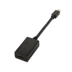 ADAPTADOR-AISENS-MINI-DISPLAYPORT-MACHO-A-HDMI-TIPO-A-HEMBRA-15CM-NEGRO-A125-0137