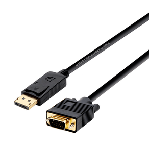 Aisens-Cable-Conversor-Displayport-A-Vga-Dp-M-Vga-M-Negro-2M