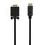 AISENS Cable Conversor DISPLAYPORT a VGA, DP/M-VGA/M, Negro, 1.0M