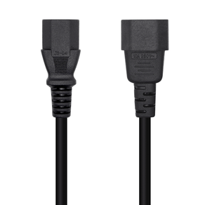 AISENS-Cable-Alimentacion-CPU-C13-H-C14-M-Negro-3.0m