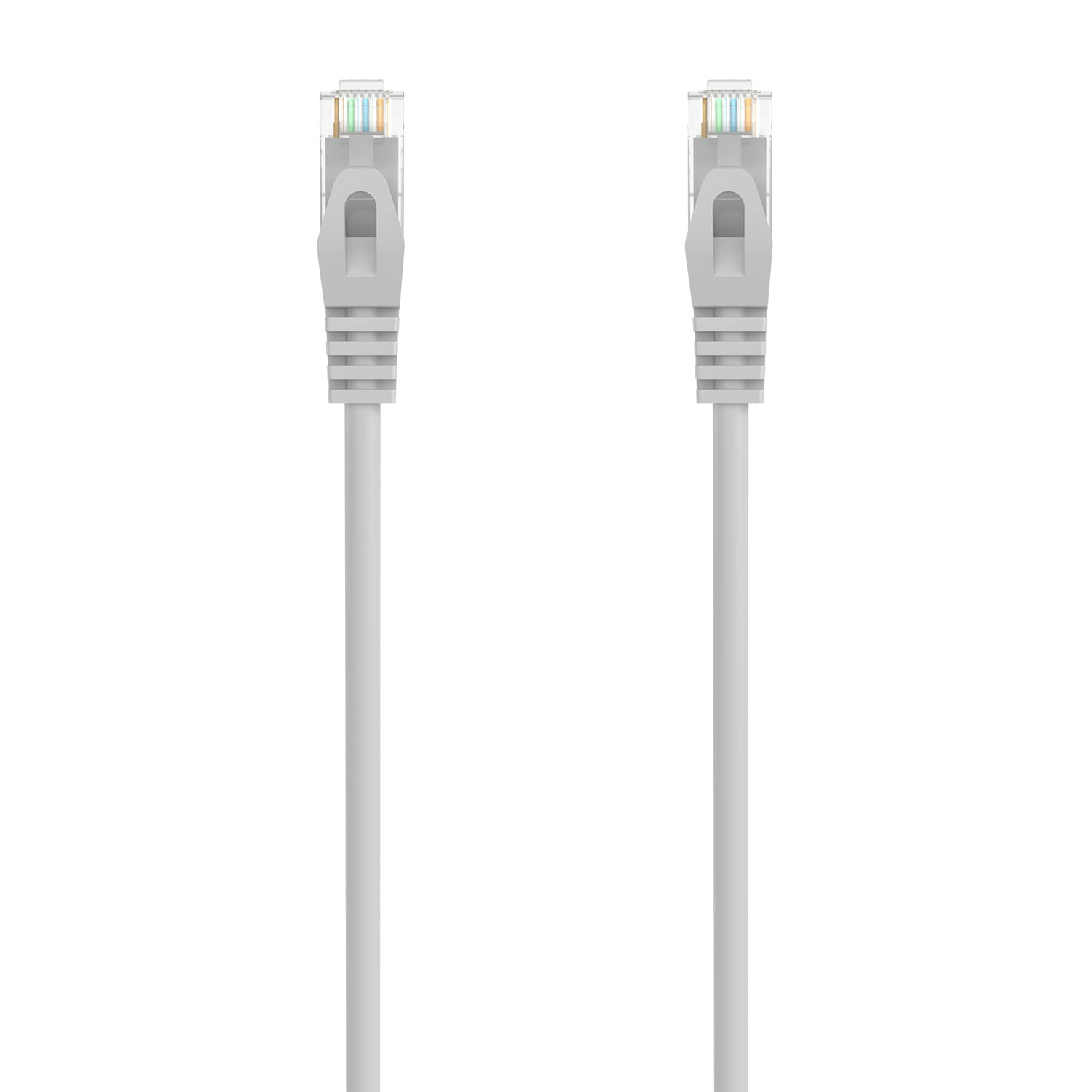 AISENS Cable de Red Latiguillo RJ45 LSZH Cat.6A 500 Mhz UTP AWG24, Gris, 20M