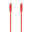 AISENS Cable de Red Latiguillo RJ45 LSZH Cat.6A 500 Mhz UTP AWG24, Rojo, 1.0M