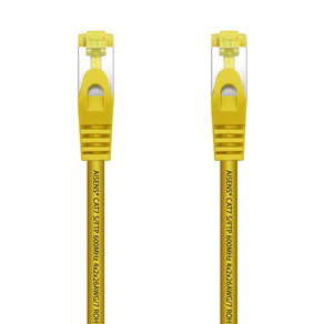 AISENS-Cable-De-Red-Latiguillo-RJ45-LSZH-Cat-7-600-MHz-S-FTP-PIMF-AWG26--Amarillo--2-0-m