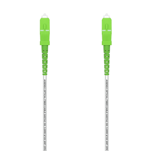 AISENS-Cable-Fibra-Optica-Latiguillo-G657A2-3.0-9-125-SMF-Simplex-CPR-DCA-LSZH-SC-APC-SC-APC-Blanco-150-m