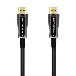 Aisens Cable hdmi tipo-a estandar macho a macho V2.1 AOC ultra alta velocidad 50m negro