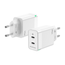 AISENS-Cargador-Gan-45W-2xUSB-C-PD3.0-QC4.0-Blanco