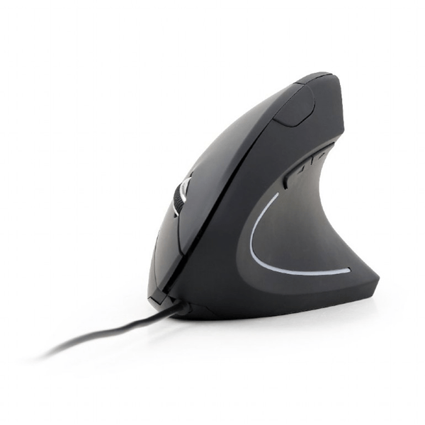 mouse ergonômico gembird preto 6 botões
