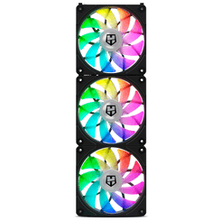 NOX HUMMER EASYLINK | ARGB FANS KIT NEGROS